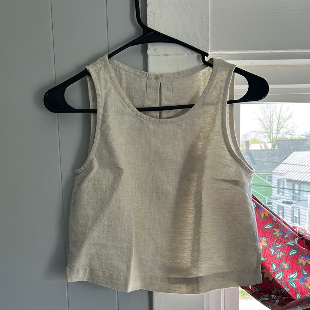 Not Perfect Linen BAY tank